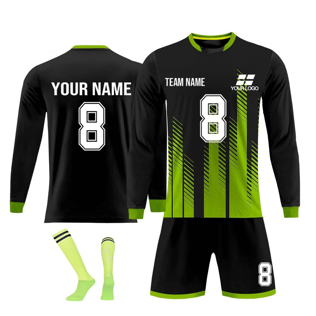 Kit de camisas personalizadas masculinas meninas com número de nome camisas de futebol personalizadas para meninos terno de treinamento