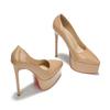 B Spice Girl Sexy Red Bottom Thin Heel High Heel Waterproof Platform Thick Bottom Tip Hate Sky High Women's Shoes Nightclub Style