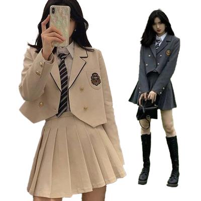 Graduation Ceremony Formal Suit for Korean High Junior High School 4 Piece Long School High School Graduation Junior Entrance Graduation Graduation
