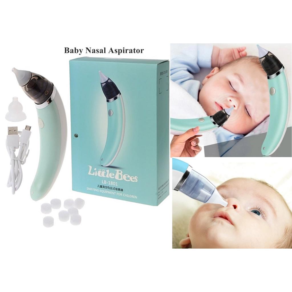 wenyun Newborn Baby Safety Care Nasal Aspirator Snot Nose Cleaner Vacuum Suction Nasal Absorption for Infants Children Kids