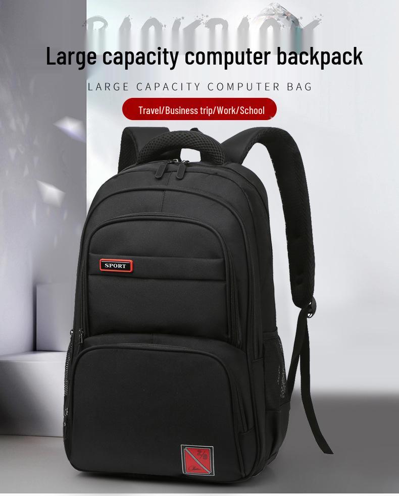 Trendy Large-Capacity Business Travel Backpack for Laptops and Students