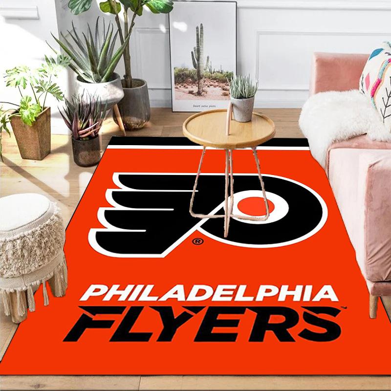 Flyers Hockey Team Area Rug Suitable for Indoor And Outdoor,Carpets for Kitchens, Homes, Offices, Living Rooms,Home Decor,Christmas Gift
