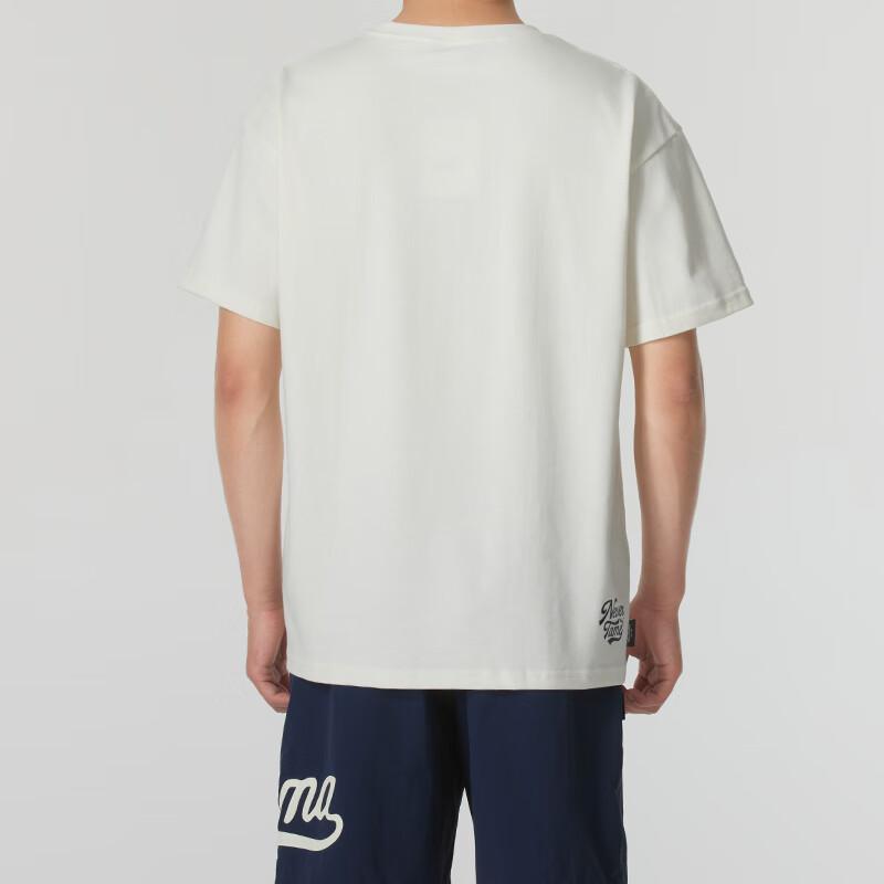 Puma Loose Casual Round Neck Short Sleeve T-Shirt With Letter Print Men Tops Off-White 630937-87