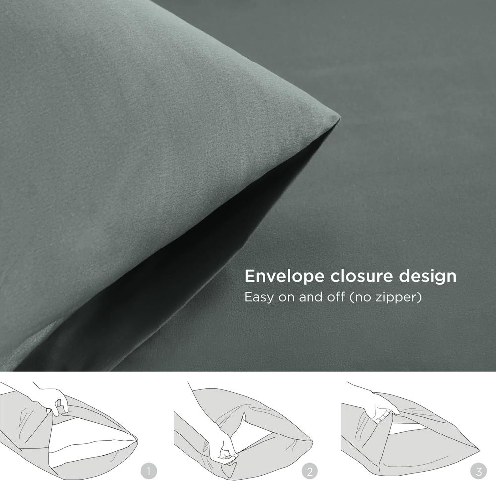 2Pcs Pillowcase Pillow Cover Satin Hair Beauty Pillowcase Comfortable Pillow Case Cushions Covers for Bedroom Bedding Home Decor