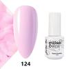 GELPOLISH Nail Art Set: Base, Top Coat, Transparent & White Gel Polishes