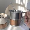 TLXT Portable Stainless Steel Coffee Mug
