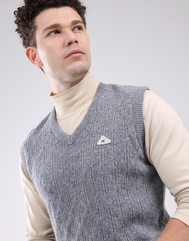 Monte Carlo Men's V Neck Sleeveless Sweater