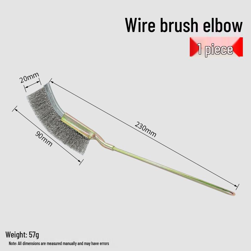 Stainless Steel Wire Brush with Handle - Rust Remover and Barbecue Grill Cleaner