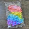 1Pc Rainbow Pop Push Bubblle Fidget Anti Stress Relief Toys For Adult Children Special Needs Sensory Toys Interactive Toys