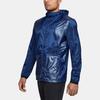 Under Armour Perpetual Woven Panel Sports Hooded Jacket Men Jackets Blue 1306388-574