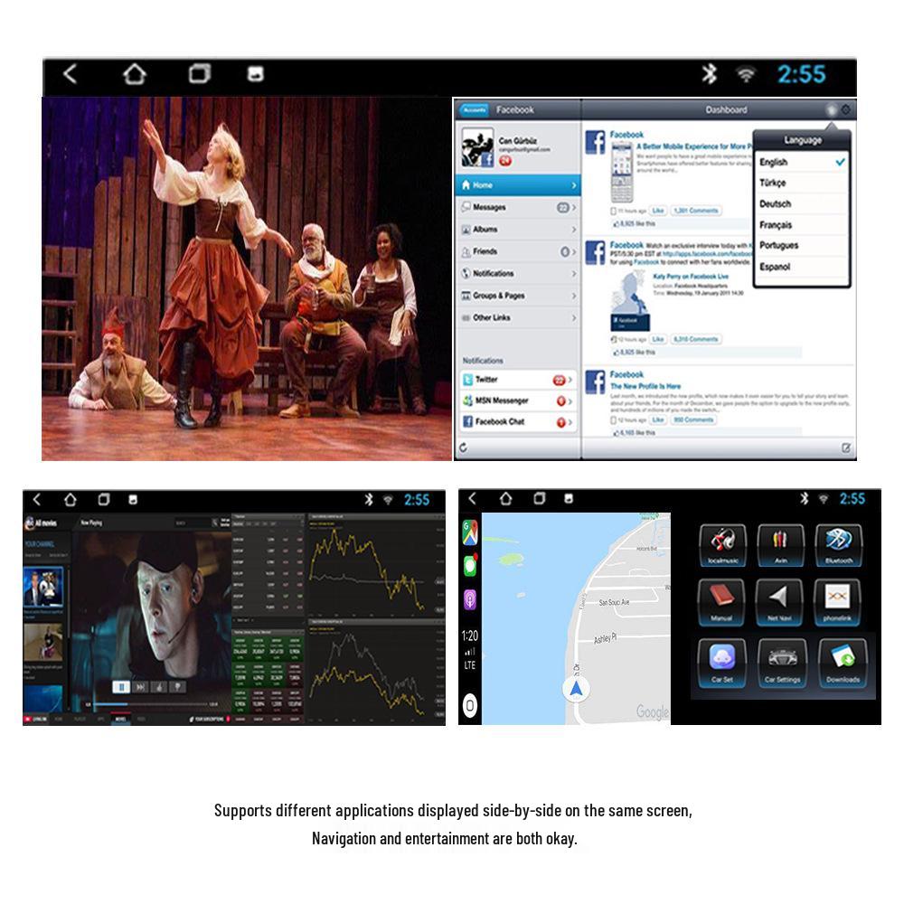 7-inch MP5 Player for Fiat 500 with 1+32G Storage, Built-in CarPlay, and Mobile Phone Interconnection 12V
