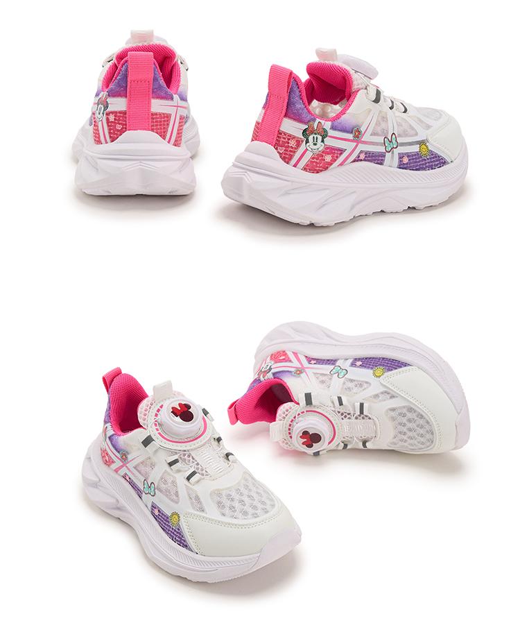 Disney Mickey Summer Girls' Lightweight Breathable Mesh Outdoor Sports Shoes