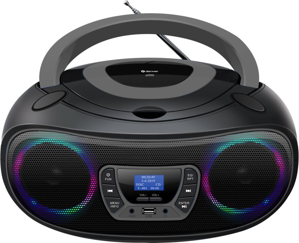 Denver TDB-212GR Music Centre 36 W RMS Grey