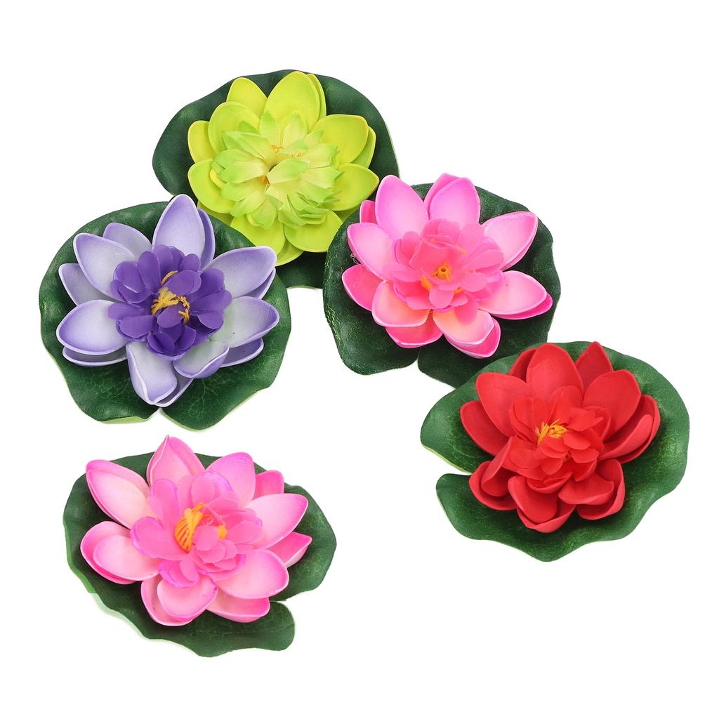 5pcs Artificial Pond Plants Lightweight Exquisite Soft Thick Durable Attractive Decorative Shooting