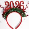 2026 Nyttårshårbøyle med Tallogo Fargerik Design Hårbøyle Festantrekk Nyttårsfeiringstilbehør