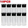 Transparent Seasoning Jars Salt Pepper Shaker Bottles Spices Storage Condiment Boxes Powder Storage Container Kitchen Gadget