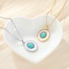 New Personalized Bird Egg Pendant, Fashionable, Simple, Niche Oval Necklace