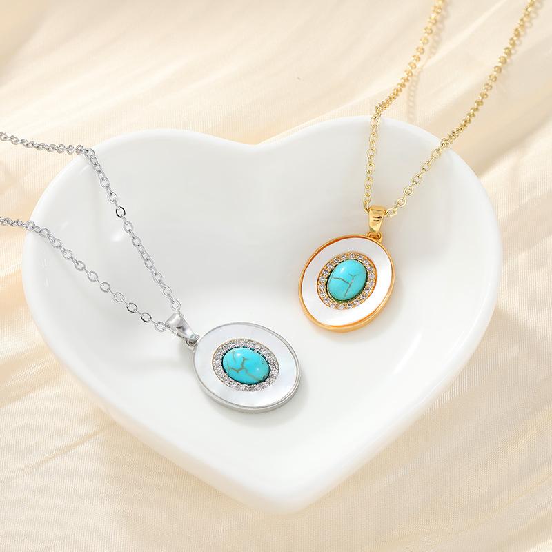 New Personalized Bird Egg Pendant, Fashionable, Simple, Niche Oval Necklace