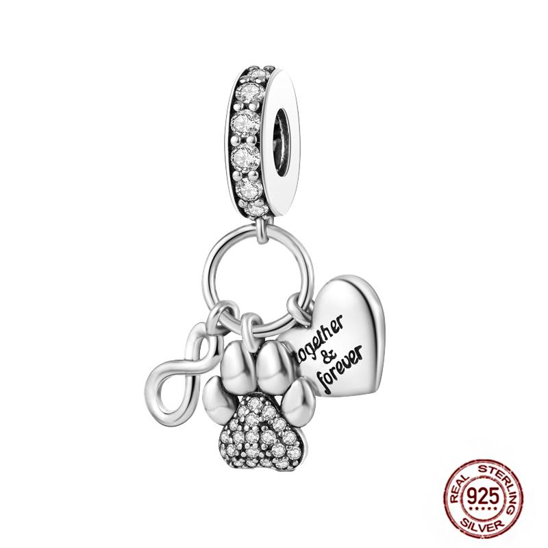 Woman Retro Copper Animal Tree Of Life Charms Beads Loveheart Fit Original Pendant Bracelet Diy Jewelry Making Gift