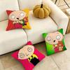 FFamily Guy Satirical Animation Square DoubleSided Printed Pillow Case Bedroom Bedside Pillow Sofa Cushion Cover Gift