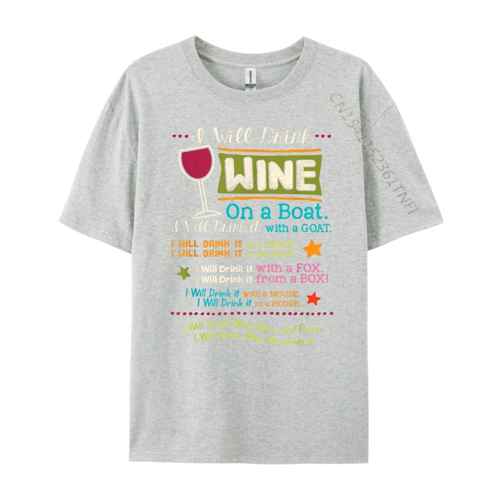 I Will Drink Wine Everywhere Funny Wine Lover Fall Clothes Aesthetic Youth Fashionable and Trendy Graphic T Shirts