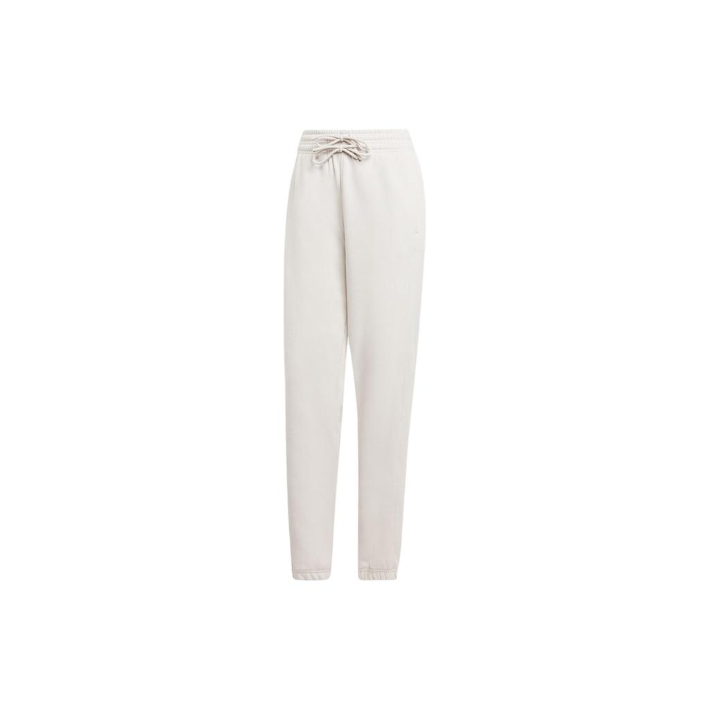 adidas X Stella McCartney Regular Sweat Pants Solid Logo Fleece Cuffed Knit Joggers Women Bottoms Pearl-Pink IU0876