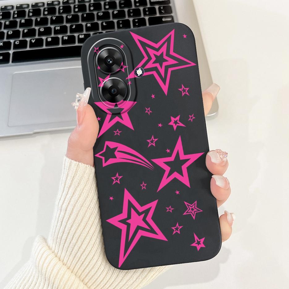 Für Realme Note 60 Hülle Luxus Kunst Bemaltes Cover Stoßfest Weiches Silikon Handyhülle Für Realme Note 50 Note50 Note60 Rückseite