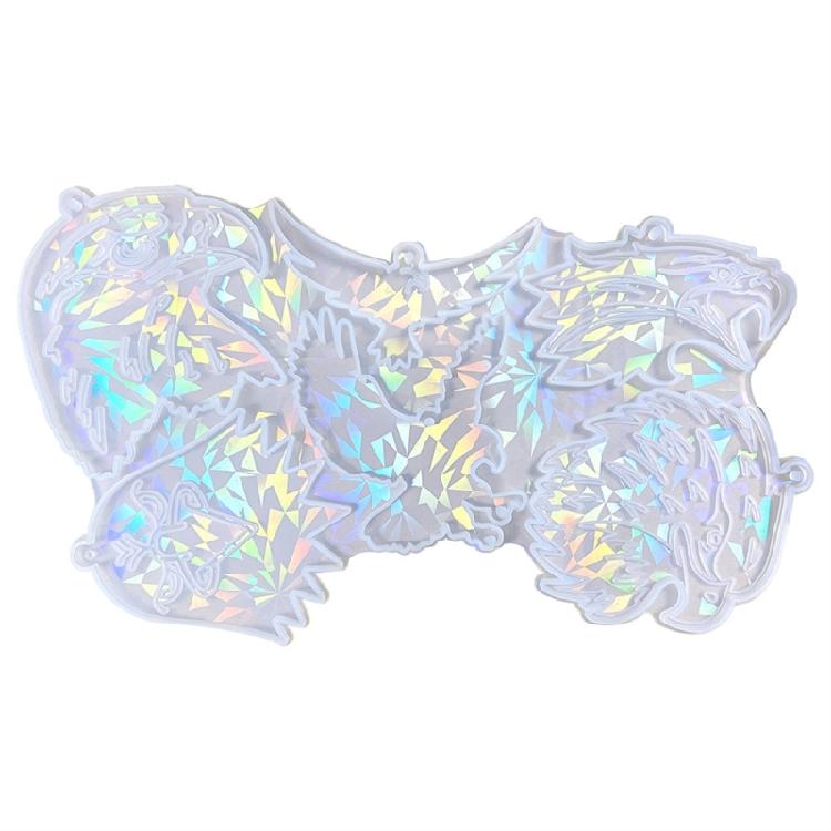 Silicone Mold for Earring Pendant Holographic Eagle Earring Resin Mold Rainbow