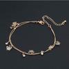 Elegant Womens Gold Plated Butterfly Charm Anklet Bracelet For Beach Outings
