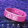 Vibrating Alarm Wristband Waterproof Alarm Clock Watches with Step Counter Silent Wrist Shock Bands Smart Bracelet
