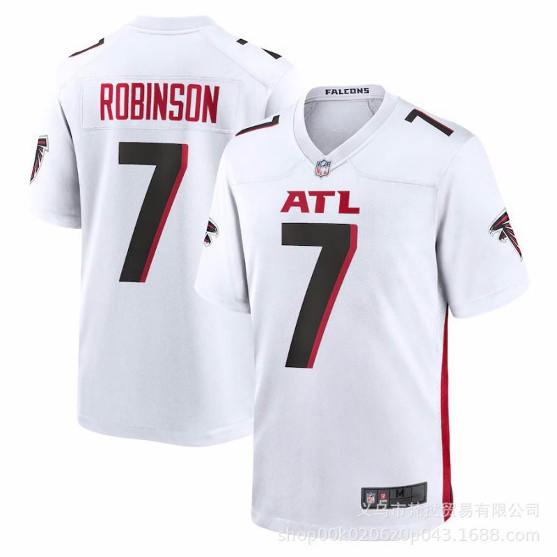 NFL Atlanta Falcons Football Jersey Men Women Short Sleeve Cotton V-Neck Athletic Wear Rugby Basketball Training