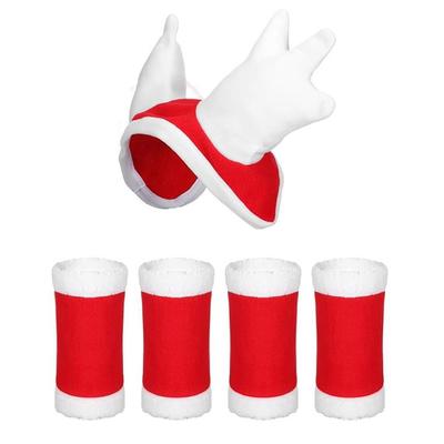 Conjunto de Fantasia de Cavalo Estilo Papai Noel Tema Festa Chapéu de Feriado Chapéu de Natal para Cavalo Evento de Feriado