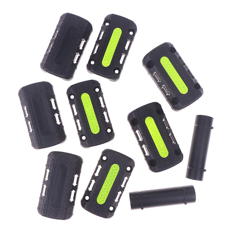 1/3/5Pcs New Motorcycle Bumper Reflective Blocks Crash Bar Protection Universal Anti-Scratch Plastic Pads Engine Anti Drop Guard
