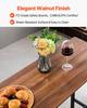 Bar Table, 3PCS 1193.8mm Bars Tables Set, Bar Tables and Chair Set with Rounded Edge Design, Rectangular Pub Table with Two Stools for Office Desk,