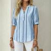 BITCED Women's Fashion Casual Short Sleeve V-Neck  Blouses & Shirts