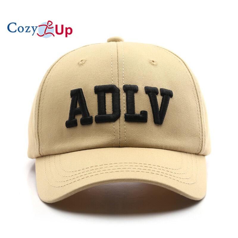 

Cozy Up Унисекс Бейсболка Ретро Письмо Вышивка Открытый Street Travel Защита от солнца