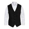 Men Suit Vest V-Neck Sleeveless Single Breasted Slim Fit Waistcoat with Pockets Solid Color Formal Business Vest Coat