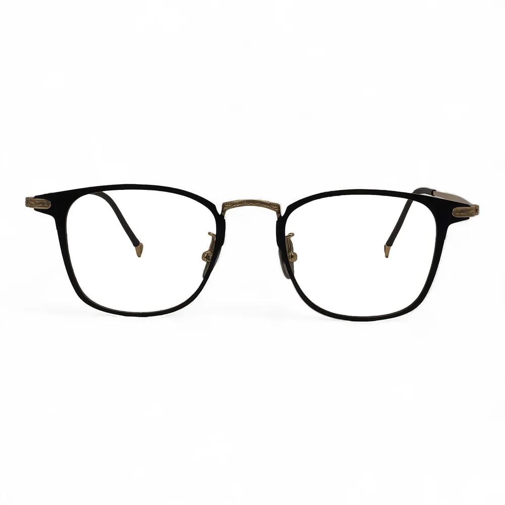 Adige Grayn (black gold) LA1034 Men s and Women s Eyeglasses Frames Black Gold