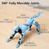 3D Multi-Jointed Movable Shapeshift Robot Joint Dog Creative Printed Mannequin Dummy Action Model Doll Toys for Children's Gifts