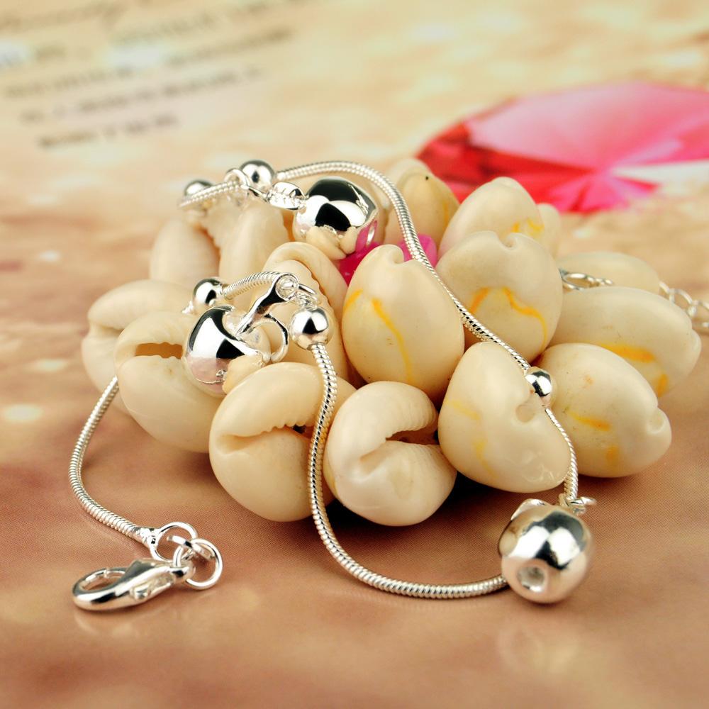 Simple Cute Girl Apple Anklets 100 %925 Sterling Silver Women Foot Jewelry Beach Barefoot Sandals Bracelet On The Leg Ankle