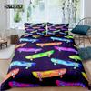 Skateboard Quilt Cover Boys Teens Sports Comforter Cover Microfiber 2/3pcs Graffiti Art Single Size Bed Linen Package Double Size Queen Size King Size