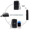 Oil Wax Cowhide Long Wallet: Genuine Leather Large-Capacity Anti-Theft Wallet for Women