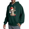 Men's Hooded Sweatshirt, Contrasting Color Sweatshirt, Sports   Casual Jacket