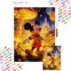 Mickey Mouse Mushroom Castle Fantasy Diamond Painting Art Kit Mosaic Handmade Diy Gift Home Decor