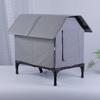 Stray Cat Shelter with a Base Stand Winter Wram Pet House Feral Cat Warm Shelter Tent for Kittens Puppies and Wildlife