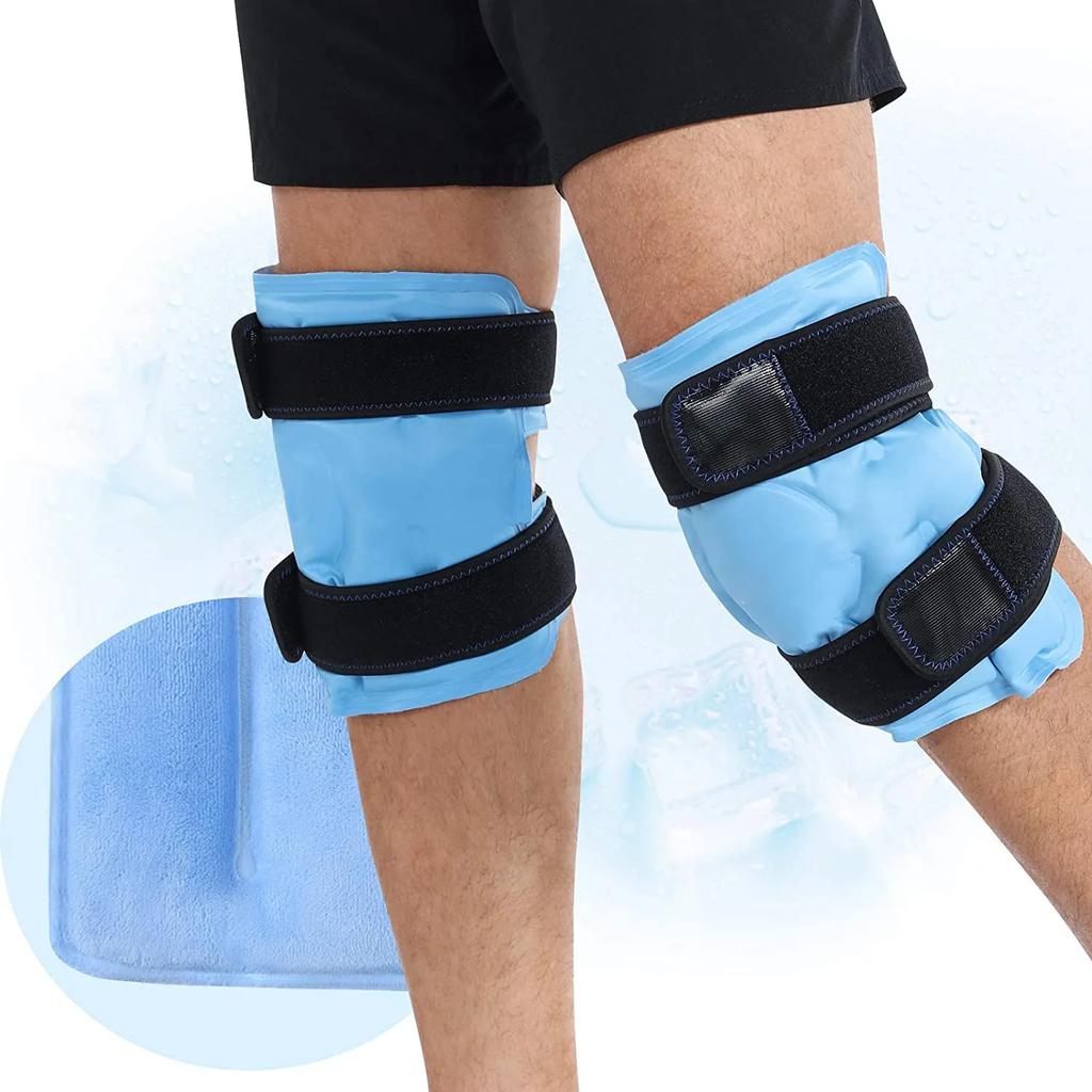 Kneepad Ice Bag Sport Ware Calf Ice Pack Calf Cold and Hot Compress Gel Cooling Knee Pad Therapy Bag