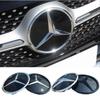 AABGU1 3D ABS logo The front grille star logo badge mirror bottom for Mercedes-Benz W166 X205 GLC200 GLC260 GLC300 GLS350 400 AMG/GLS63