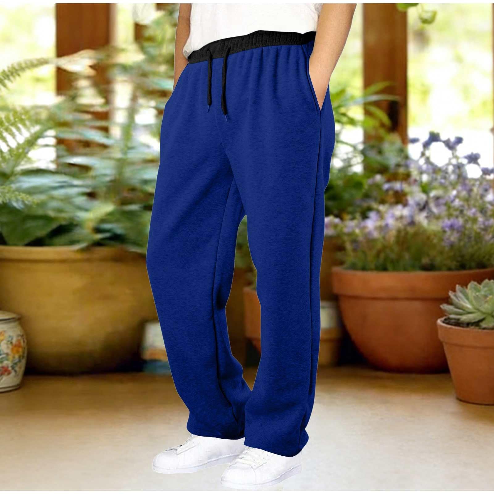 Boys And Girls Casual Pants Fashion Sports Pants 150 синий