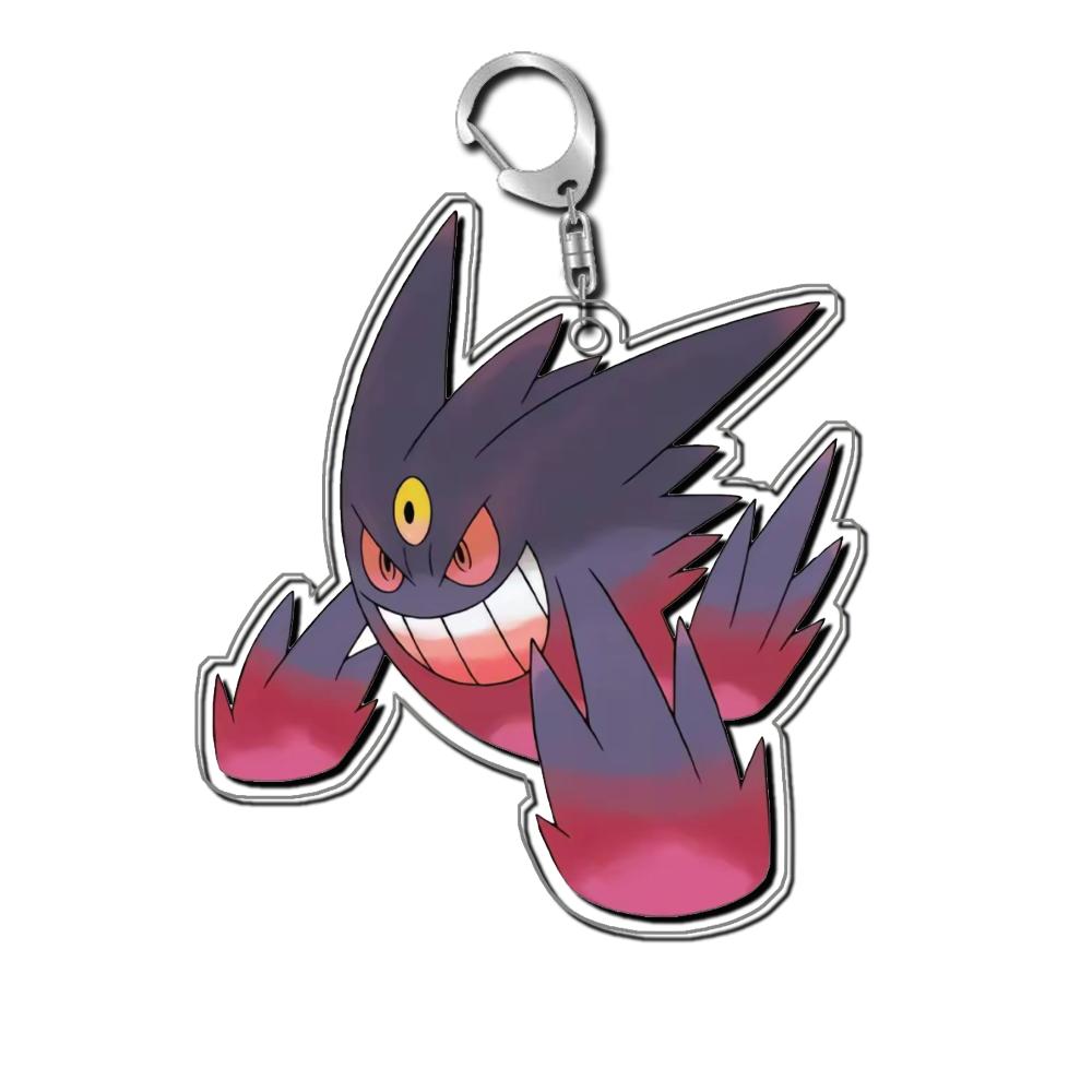 Keychain For Pokemon Charizard Houndoom Mewtwo Gyarados Latias Blaziken Anime Game Collection Anime Peripheral DIY Toy Gift