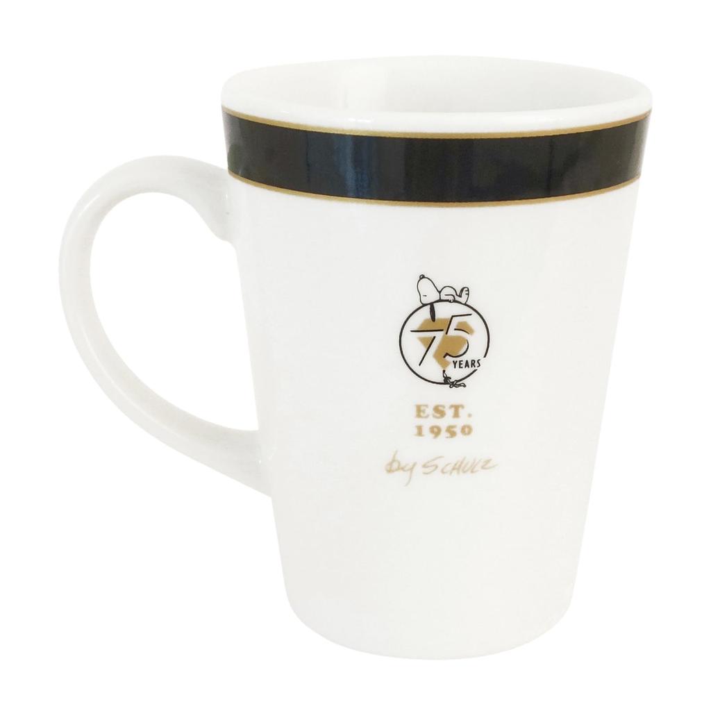 75th Anniversary Snoopy 8 X Microwave and Dishwasher Character SN Made In 626101 "Peanuts" Mug, 10.5cm, Safe, Goods, Tableware, Pyramid, Japan,